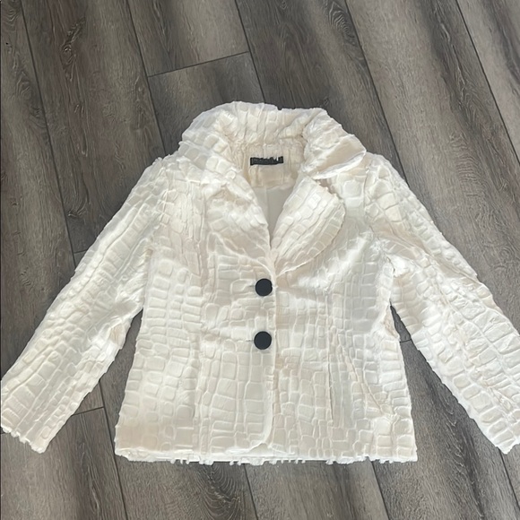 Picadilly Y2K vibes off white jacket size Medium oversized - Picture 1 of 5